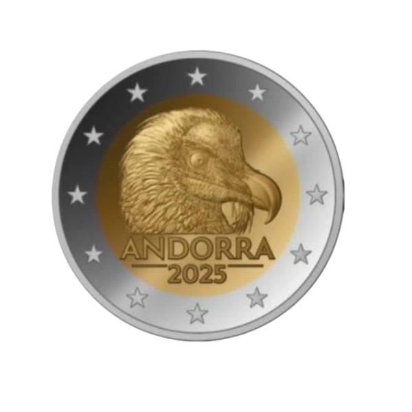 2 euro Andorra 2025 - Il gipeto  22,89 €