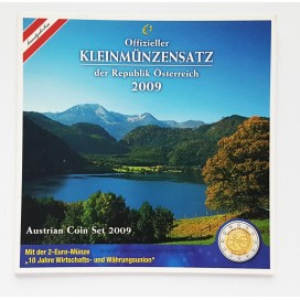 Austria 2009 official euro coin set