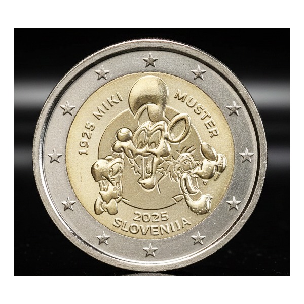 2 Euro Slowenien 2025 - Miki Muster  3,39 €