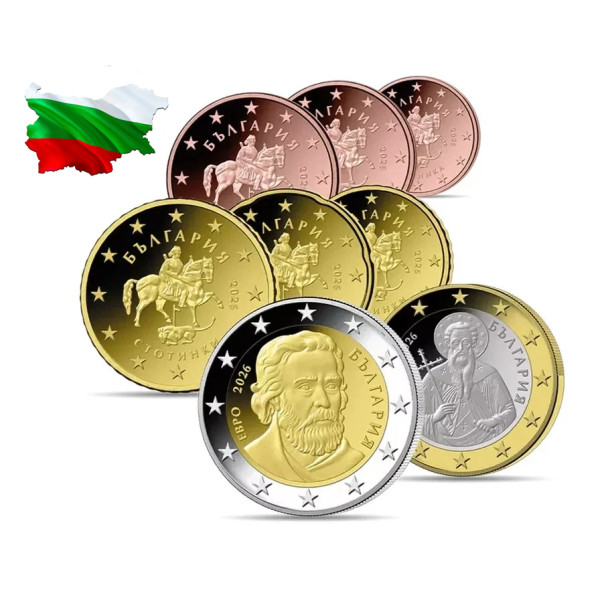 Euro Bulgaria 2026 series  7,95 €