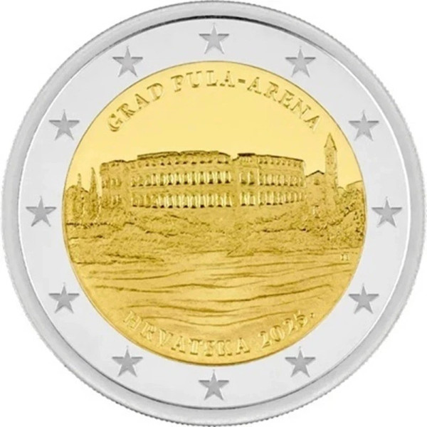 2 Euro Kroatien 2025 - Arena in Pula  34,95 €
