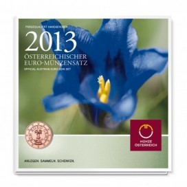 Austria 2013 official euro coin set