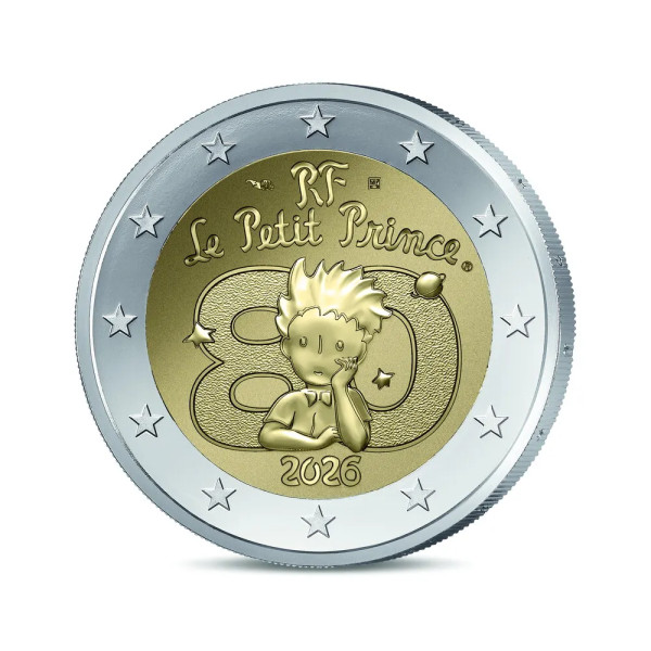 copy of 4 x Coincard 2 euro Francia 2026 - Piccolo Principe  11,49 €