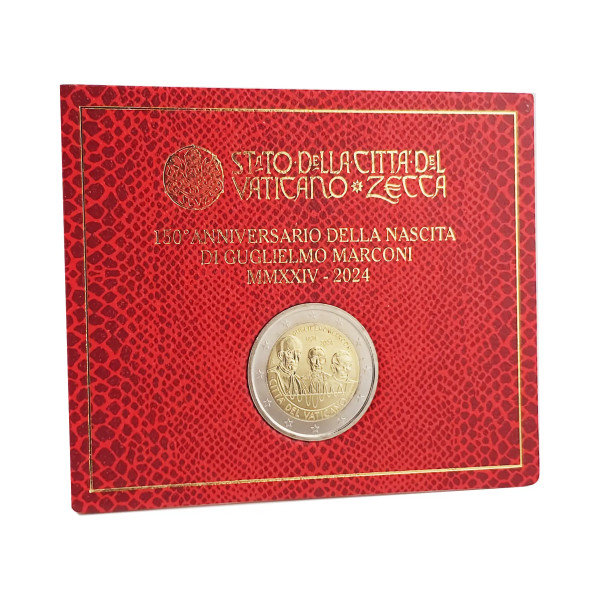 2 Euro Vatican 2024 - Gugliemo Marconi  174,89 €