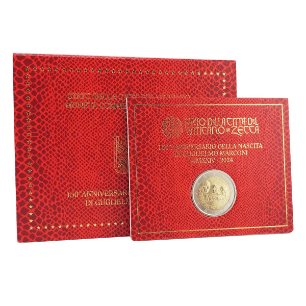 2 Euro Vatikan 2024 - Gugliemo Marconi  174,89 €