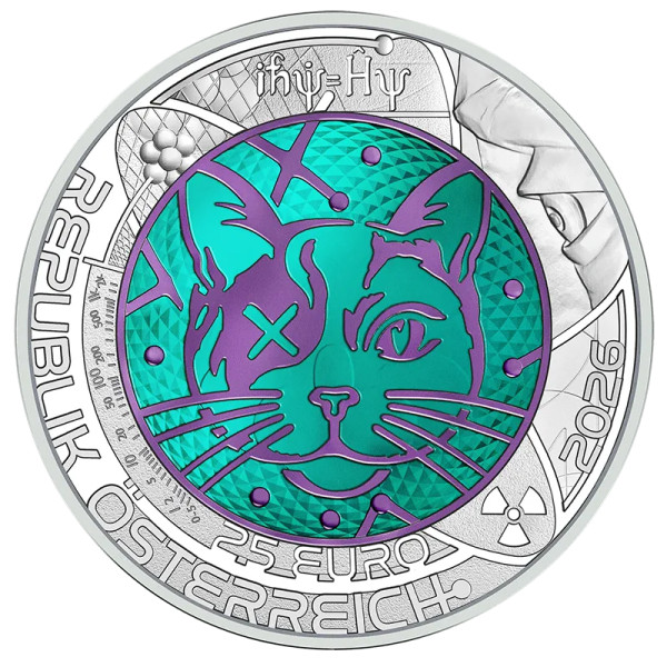 25 euro Austria Niobium 2026 BU - Fisica quantistica  99,49 €