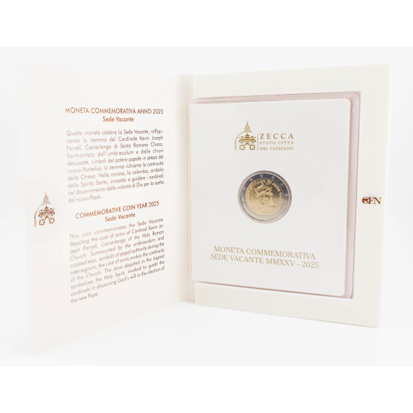 2 Euro Vaticano 2025 - Sede Vacante  195,89 €