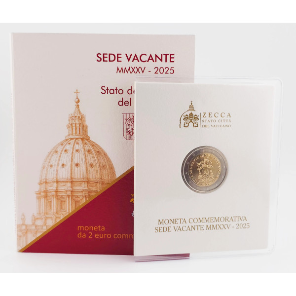 2 Euro Vaticano 2025 - Sede Vacante  195,89 €