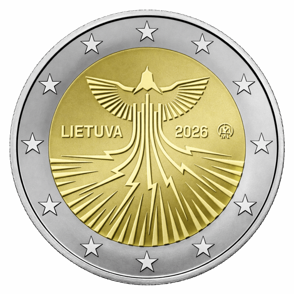 2 Euro Litauen 2026 - Energieunabhängigkeit  3,39 €