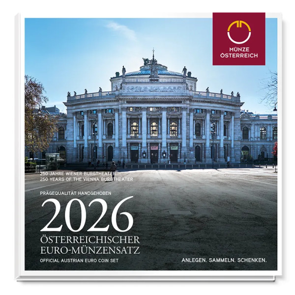 Áustria 2025 BU Universal Brilliant Set - Le Comptoir de l'Euro