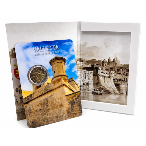 Moneta da 2 euro Malta 2026 fdc - Il cane faraone