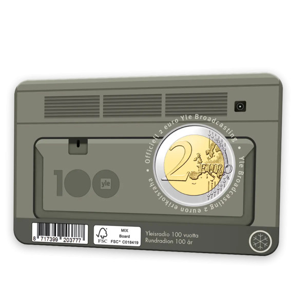 Coincard Anglaise 2 Euro Finlande 2026 - Radiodiffusion  11,89 €