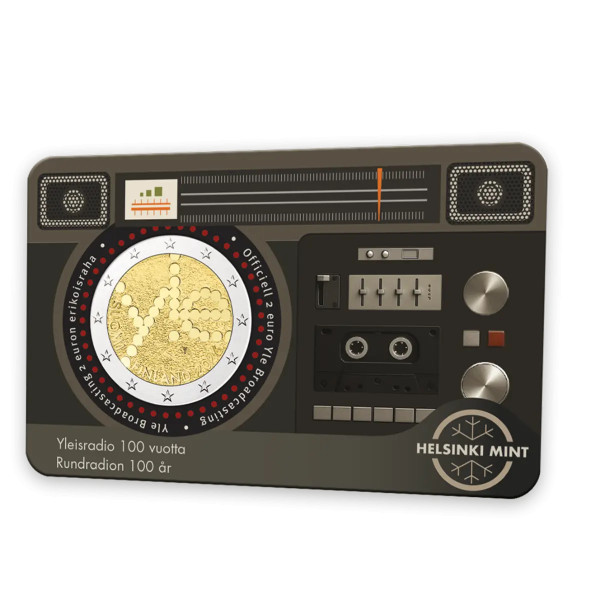 Coincard Finland 2 Euro Finland 2026 - Broadcasting  11,89 €