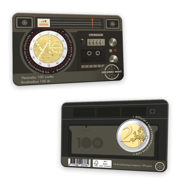 Coincard Finlandaise 2 Euro Finlande 2026 - Radiodiffusion  11,89 €