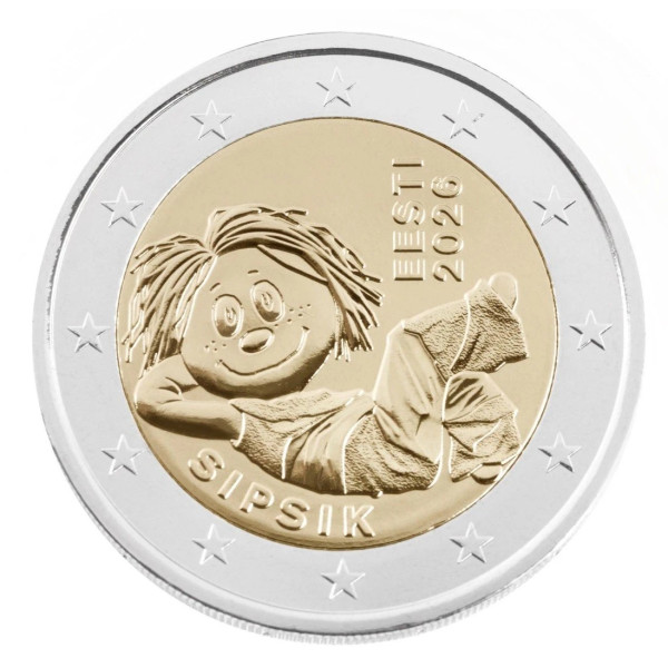 2 euro Estland 2026 – Sipsik, held uit de literatuur