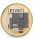 3 euros Eslovénia 2026 – 100.º aniversário do poeta Srecko Kosovel