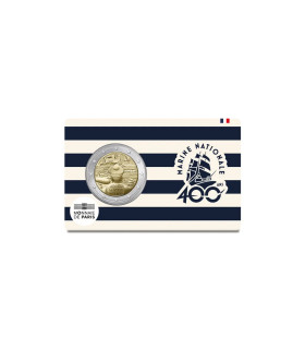 Coincard BU de 2 euros, França, 2026 – 400.º aniversário da Marinha Nacional