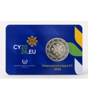 coincard da 2 euro, Cipro 2026 - Presidenza dell'UE  34,89 €