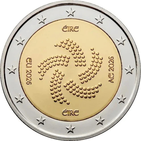 2 euro Irlande 2026 - Présidence de l’Union européenne  3,49 €