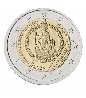 2 Euro Luxembourg 2026 - 40 ans du Prix Charlemagne  9,89 €
