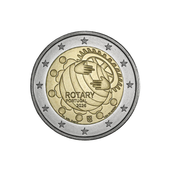 2 Euro Portugal 2026 - 100 Years of Rotary in Portugal  3,49 €