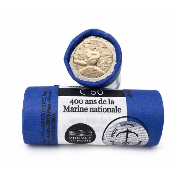 Rouleau 2 euro France 2026 - 400 ans de la Marine Nationale  79,00 €
