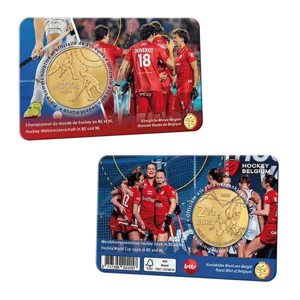 Coincard Francaise 2,50 Euro België 2026 - Coupe du monde de