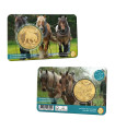 Coincard francese 2,50 Euro Belgio 2026 - Cavallo da tiro