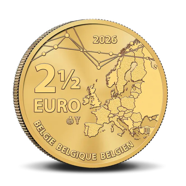 Coincard Flamande 2,50 Euro België 2026 - Cheval de Trait