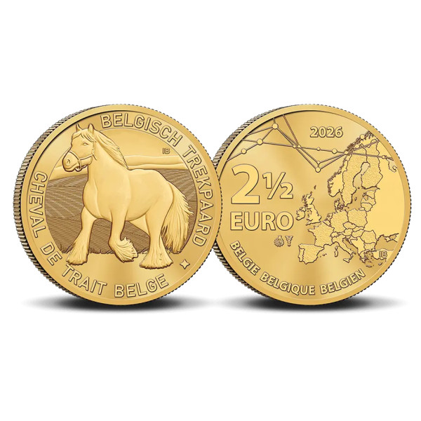 Coincard Flamande 2,50 Euro Belgique 2026 - Cheval de Trait  10,95 €