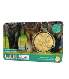 Coincard Flamande 2,50 Euro Belgique 2026 - Cheval de Trait  10,95 €