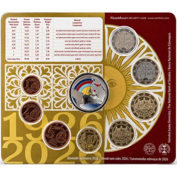 Estojo BNC/BU Eslováquia 2026 - Association Culturelle Slovaque