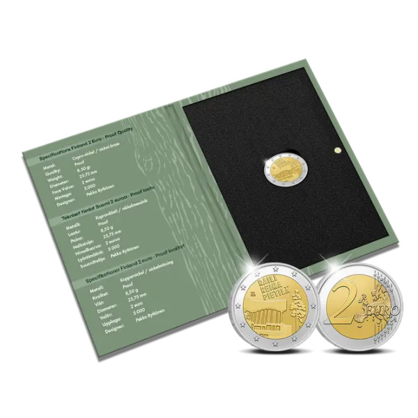 2 Euro BE Finlande 2026 - Raili et Reima Pietila  33,89 €