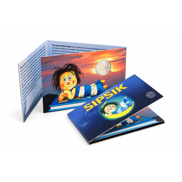 Coincard 2 Euro Estonie 2026 - Sipsik héros de littérature  47,89 €
