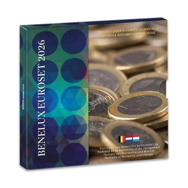 Coffret BU Benelux 2026 - Portraits de la monarchie et du changement  69,95 €