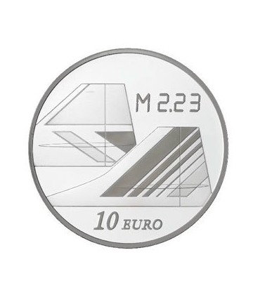 Europees muntmerk: 40ste verjaardag van de eerste vlucht van de Concorde - 10 Euro Arg BE 2009 €72.24