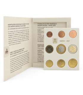 BU VATICAN 2025 - 9 pièces avec pièce de 5 euros  159,99 €