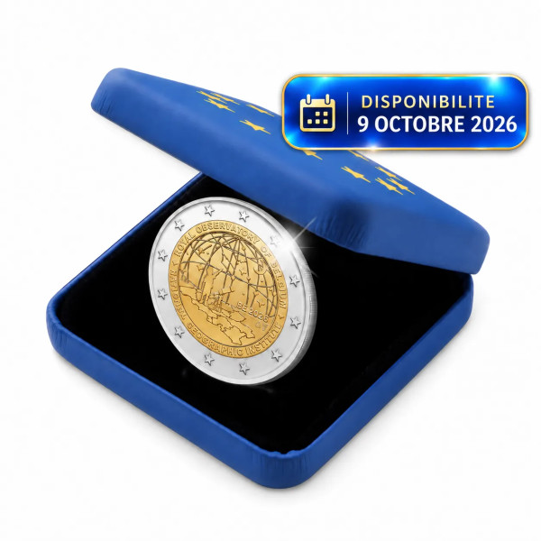 2 Euro BE Belgium 2026 - 50 years NGI, 200 years Royal Observatory