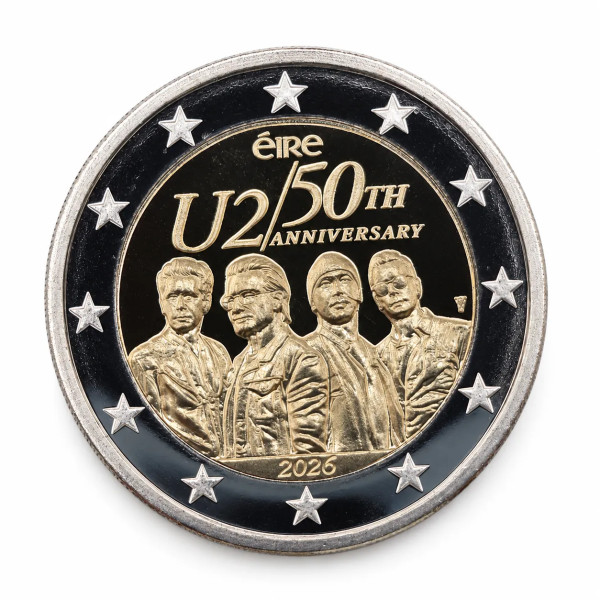 2-euro BE Ireland 2026 - U2-50 series, 1976-2026  389,79 €