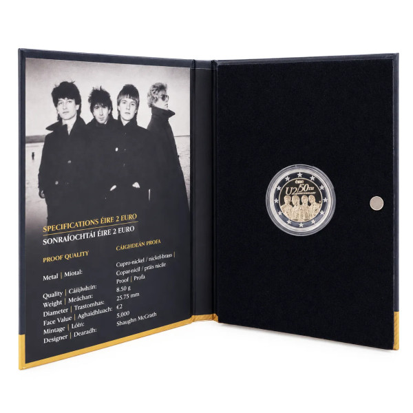 2 euro BE Irlande 2026 - U2-50ans du groupe 1976-2026  389,79 €