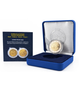 2 euros BE Belgique 2026 - 50 ans de l'IGN, 200 ans de l'Observatoire