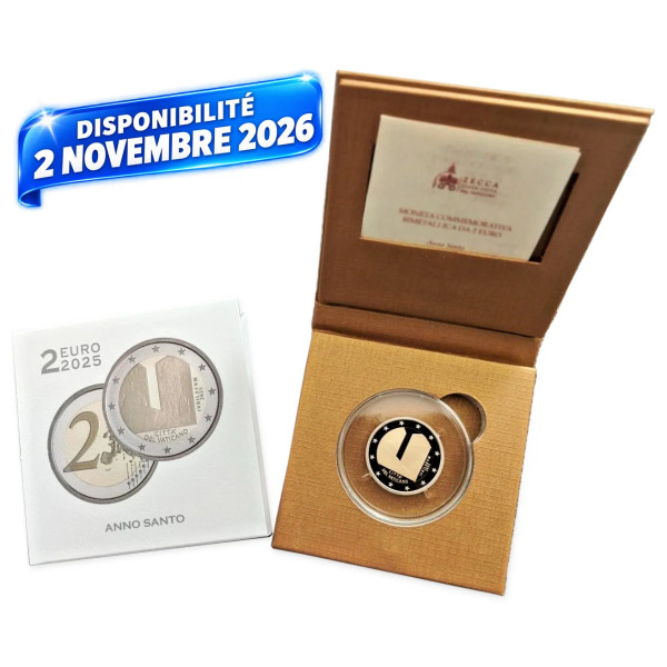 2 Euro BE Vatican 2025 - Année Sainte  169,89 €
