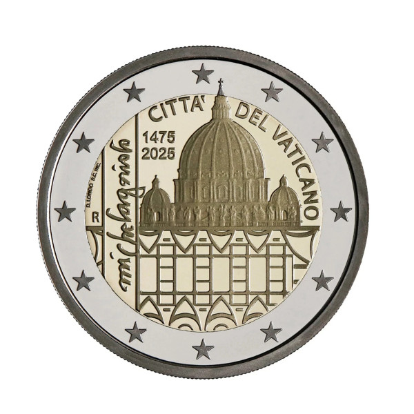 2 Euro BE Vatican 2025 - Michel-Ange  169,89 €