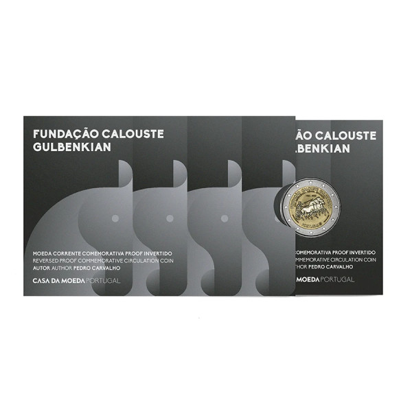 2 euros BE, pulido inverso, Portugal 2026 - Calouste Gulbenkian  139,79 €
