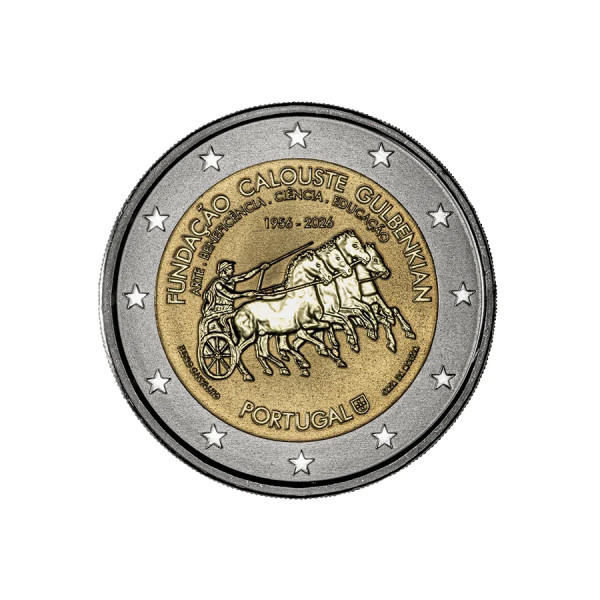 2 Euro BE Polissage Inversé Portugal 2026 - Calouste Gulbenkian  139,79 €