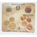 BU ITALIE 2003 -  Description Coffret qualité BU année 2003 comprenant les 8 pièces de  1 cent à 2 Euro Italie 2003. 