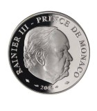 MONEDA DE PLATA MÓNACO