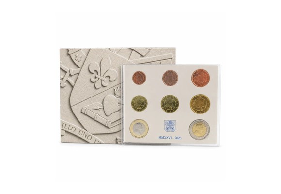 Coffret BU Vatican 2026 : la première série en euros de Léon XIV