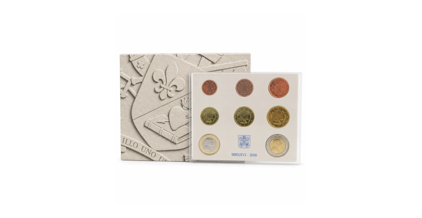 Coffret BU Vatican 2026 : la première série en euros de Léon XIV