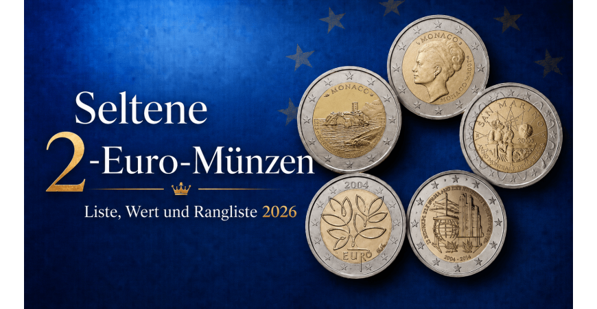 Pièces de 2 euros rares : liste, valeur et classement 2026